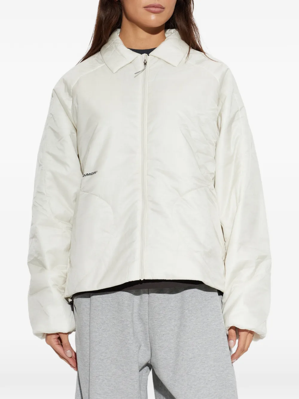 adidas x Hermanos Koumori gewatteerd jack Beige