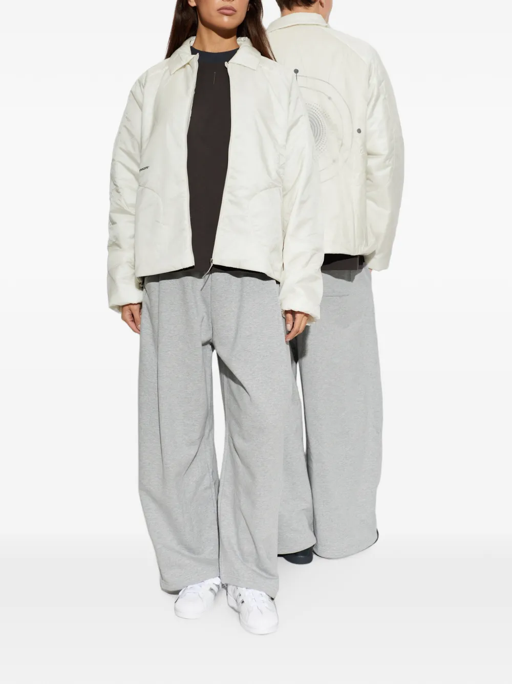 adidas x Hermanos Koumori gewatteerd jack Beige