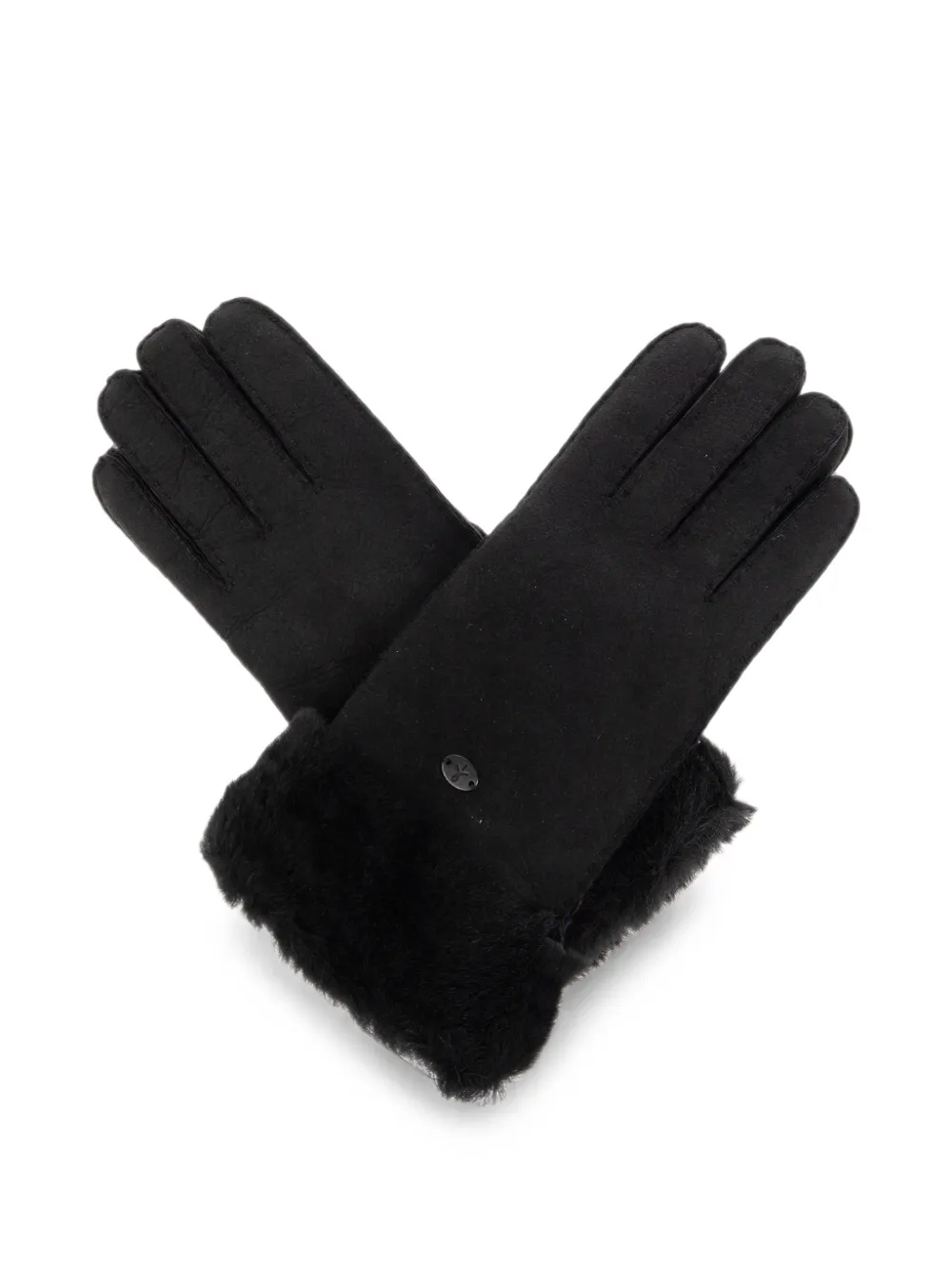 EMU AUSTRALIA Apollo Bay sheepskin-trimmed suede gloves
