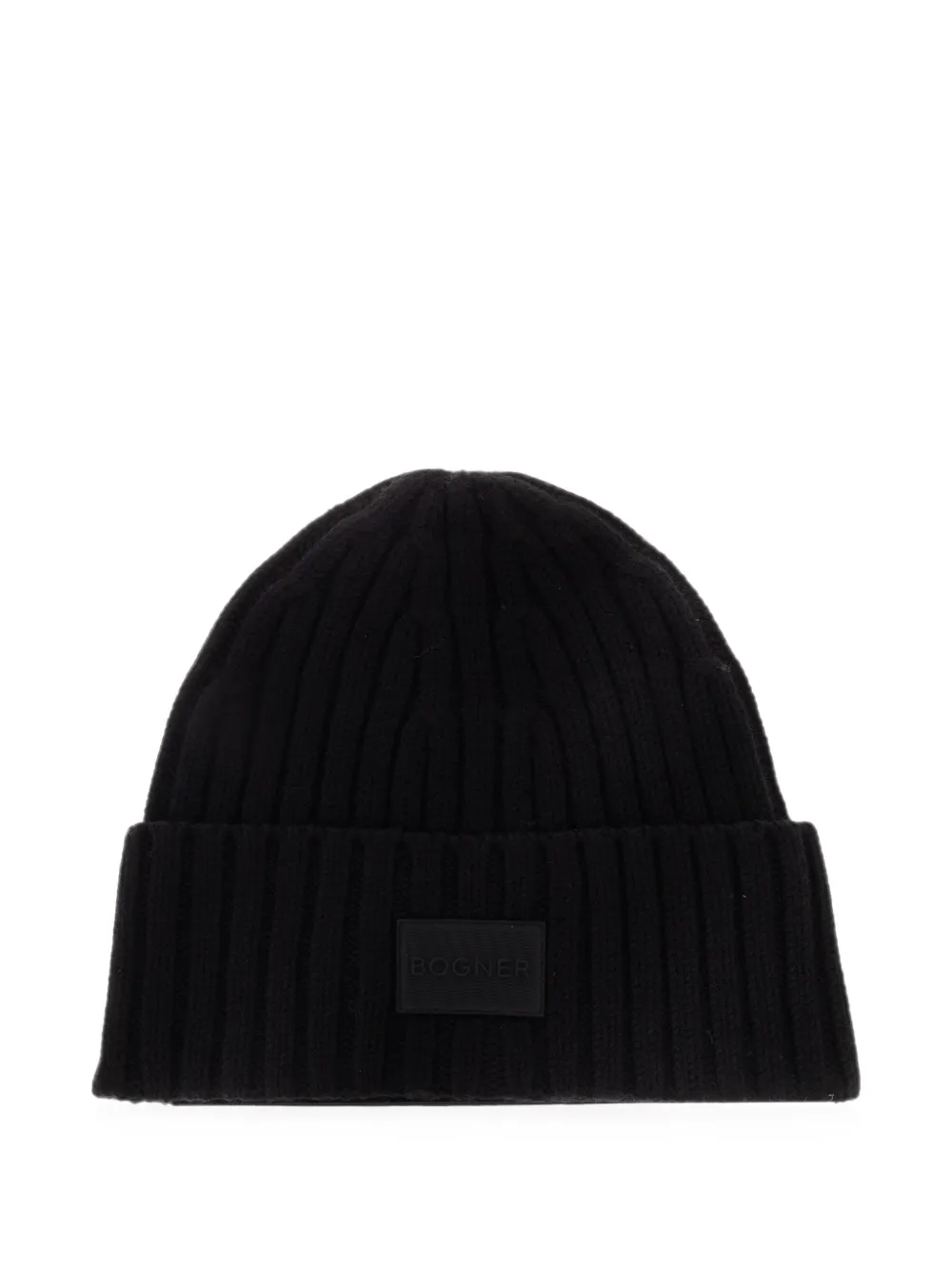 BOGNER Conrad ribbed-knit beanie hat - Noir