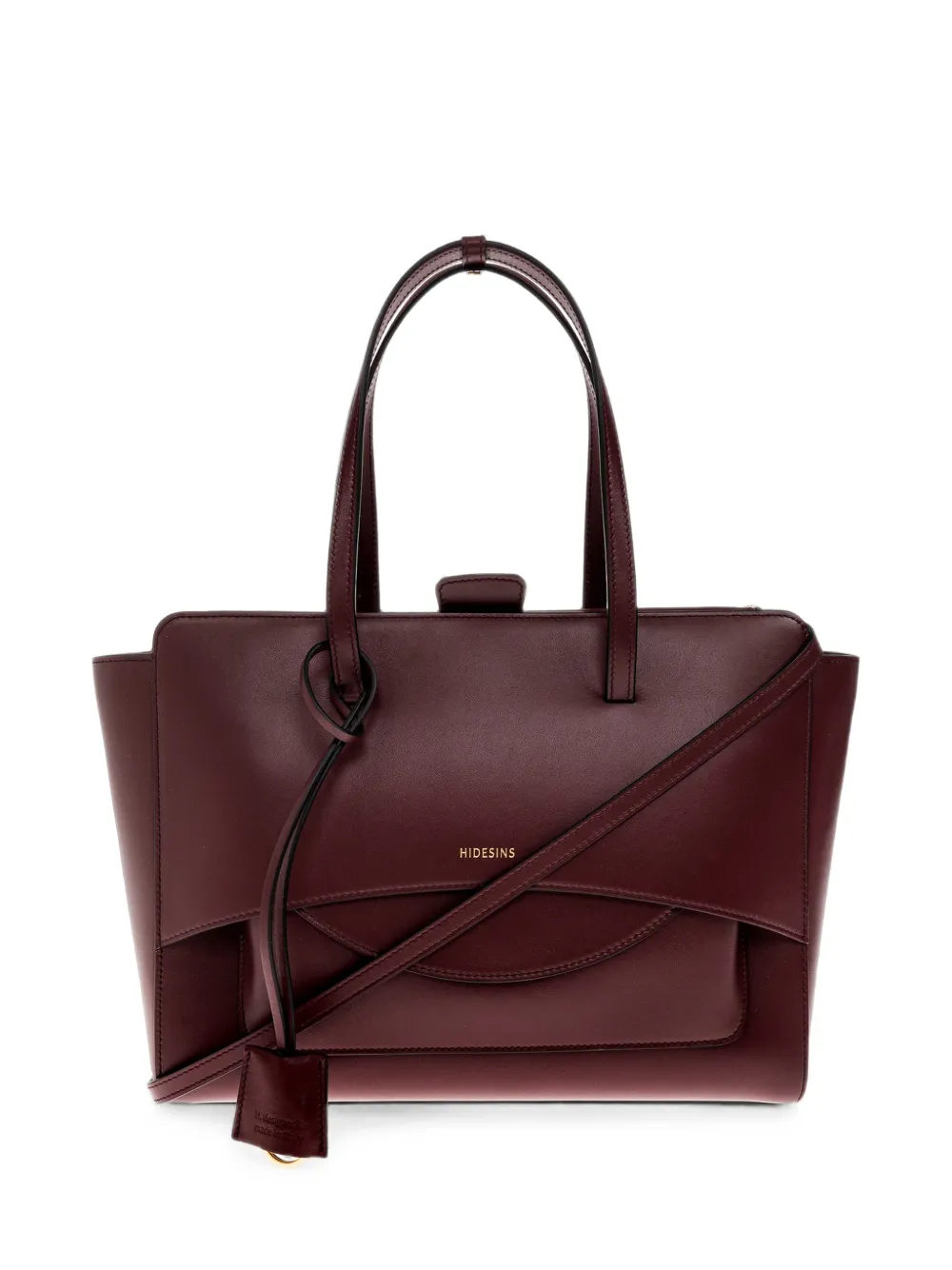 HIDESINS large Flap leather tote bag