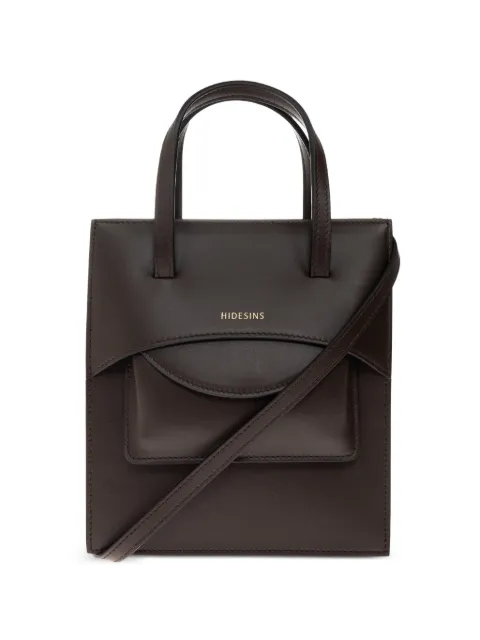 HIDESINS M Pocket leather tote bag