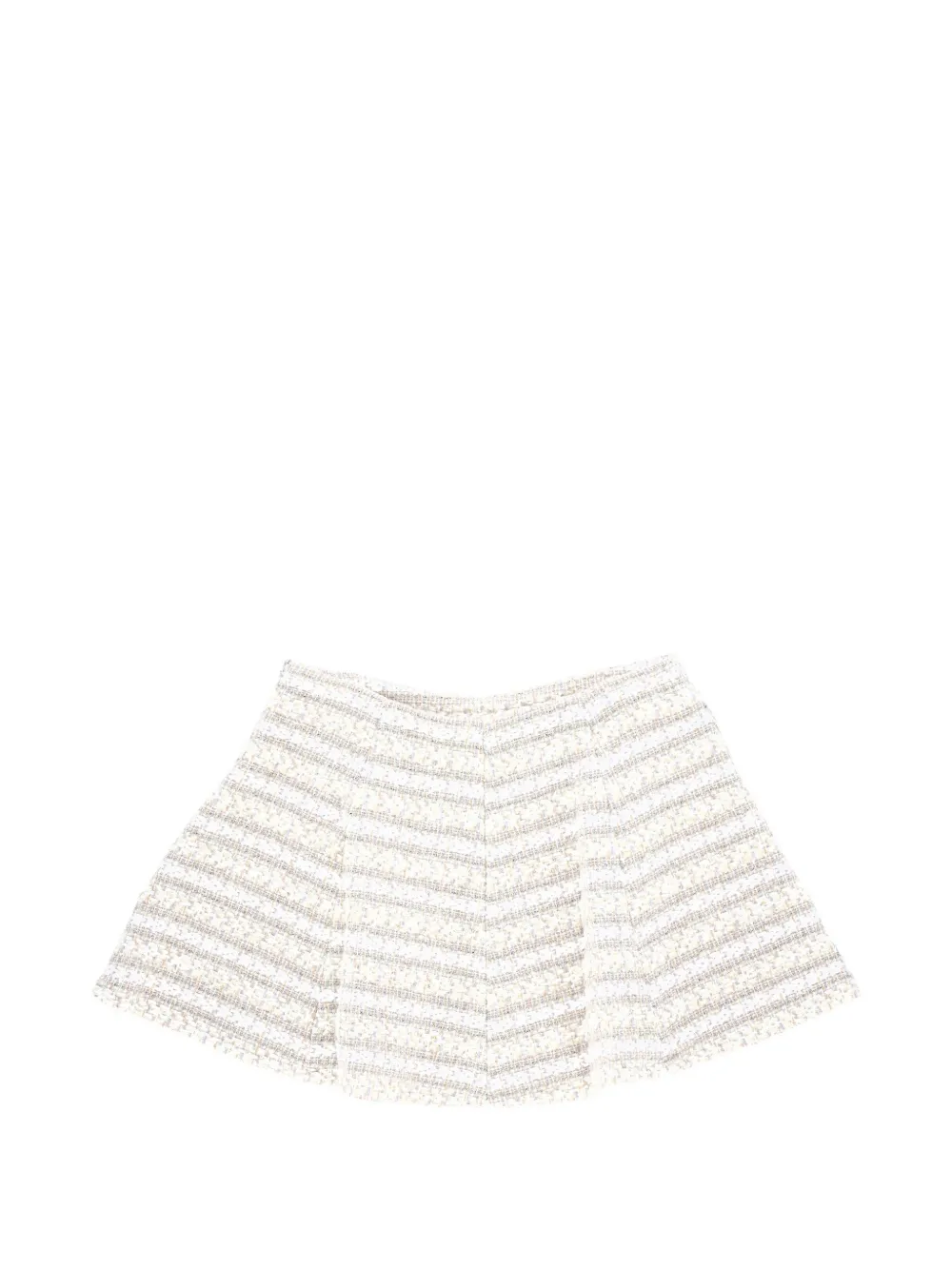THELAURENT tweed flared mini skirt