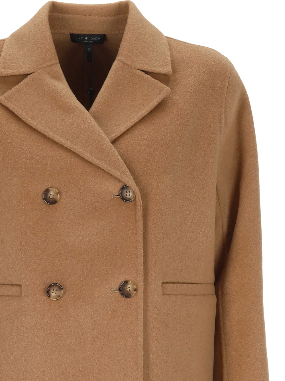 rag & bone double-breasted notch-lapel blazer Bruin