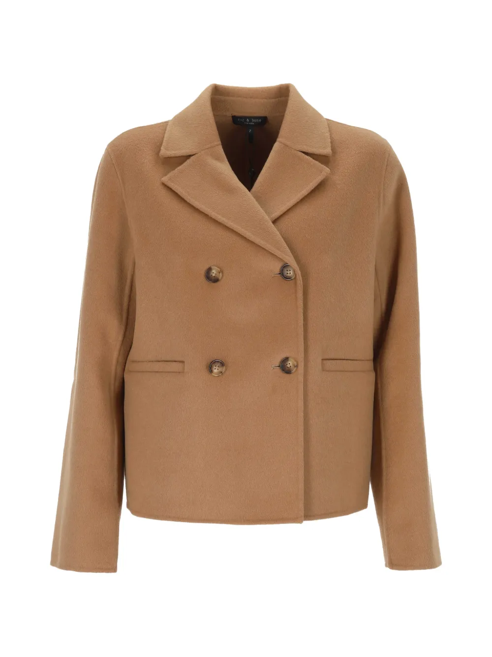 rag & bone double-breasted notch-lapel blazer - Marrone