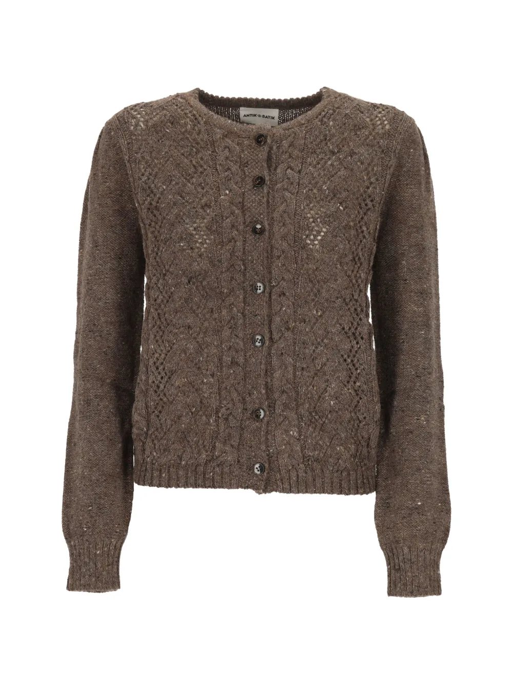 Antik Batik Mireille cable-knit cardigan - Grey