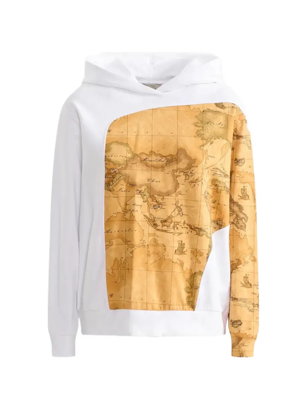 Alviero Martini 1° Classe Geo Classic Hoodie In White