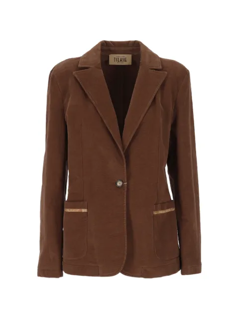 ALVIERO MARTINI 1° CLASSE single-breasted cotton blazer