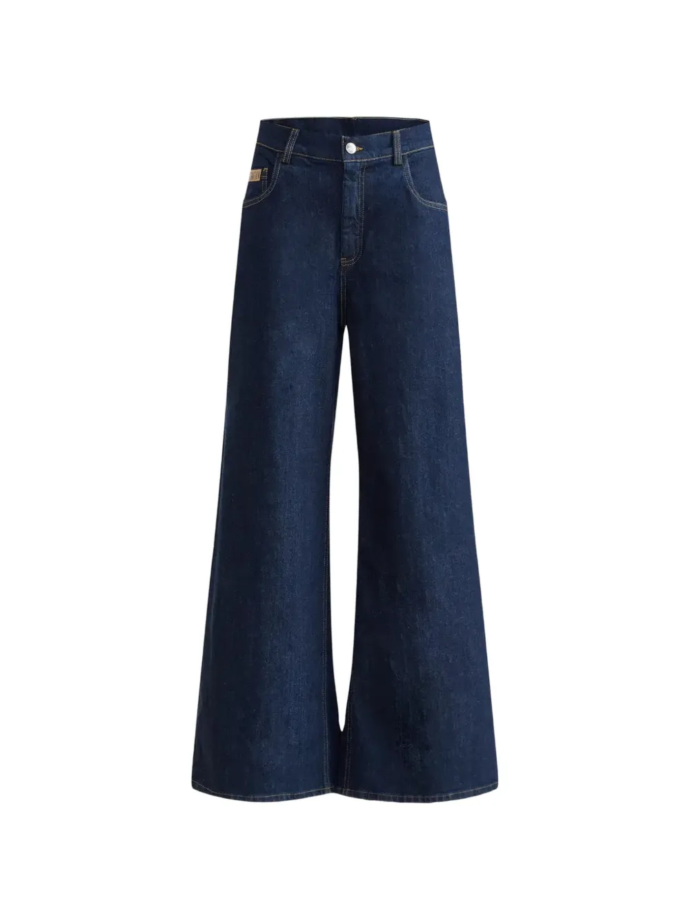 Alviero Martini 1° Classe Wide-leg Jeans In Blue