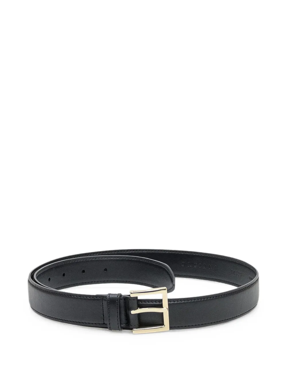 Orciani Buckle-fastening Leather Belt In Black