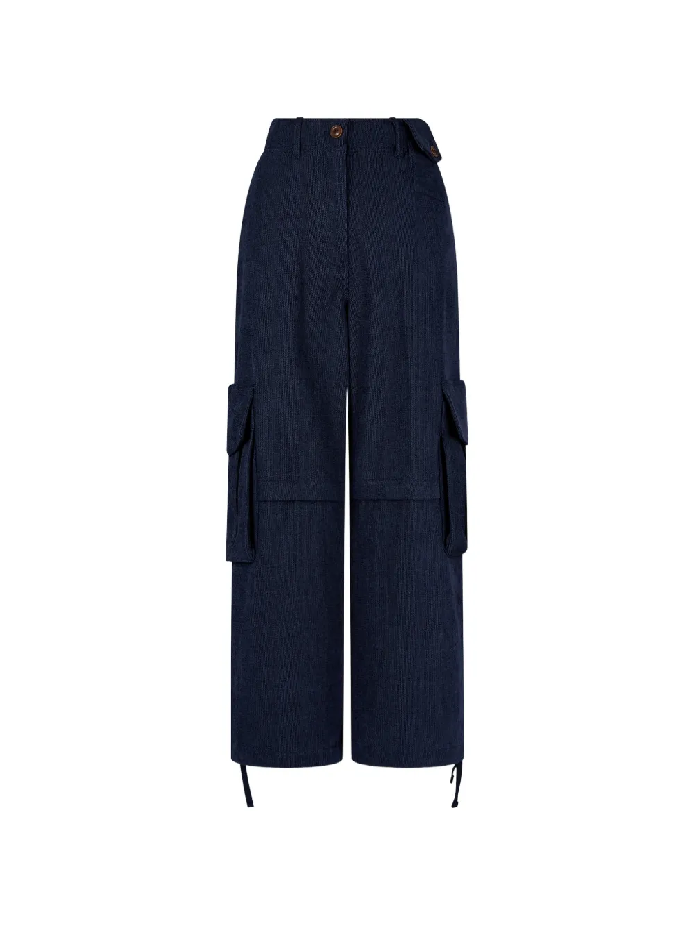 TOMBOY drawstring-ankle cargo pants Blauw