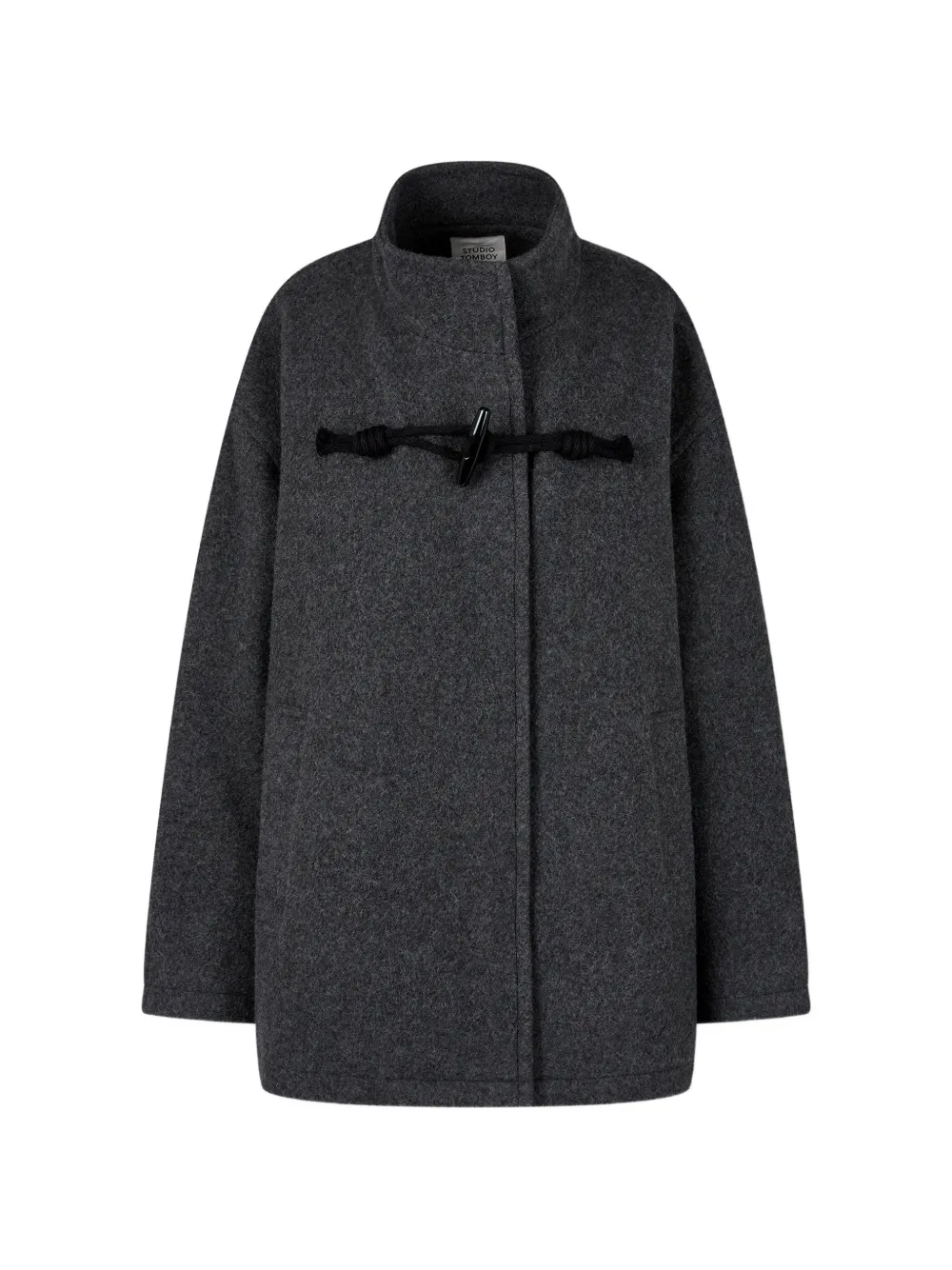 TOMBOY veste à col montant et effet mélange - Gris TOMBOY veste à col montant et effet mélange - Gris