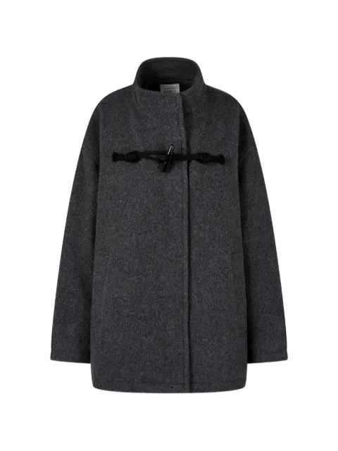 TOMBOY mélange-effect high-neck jacket