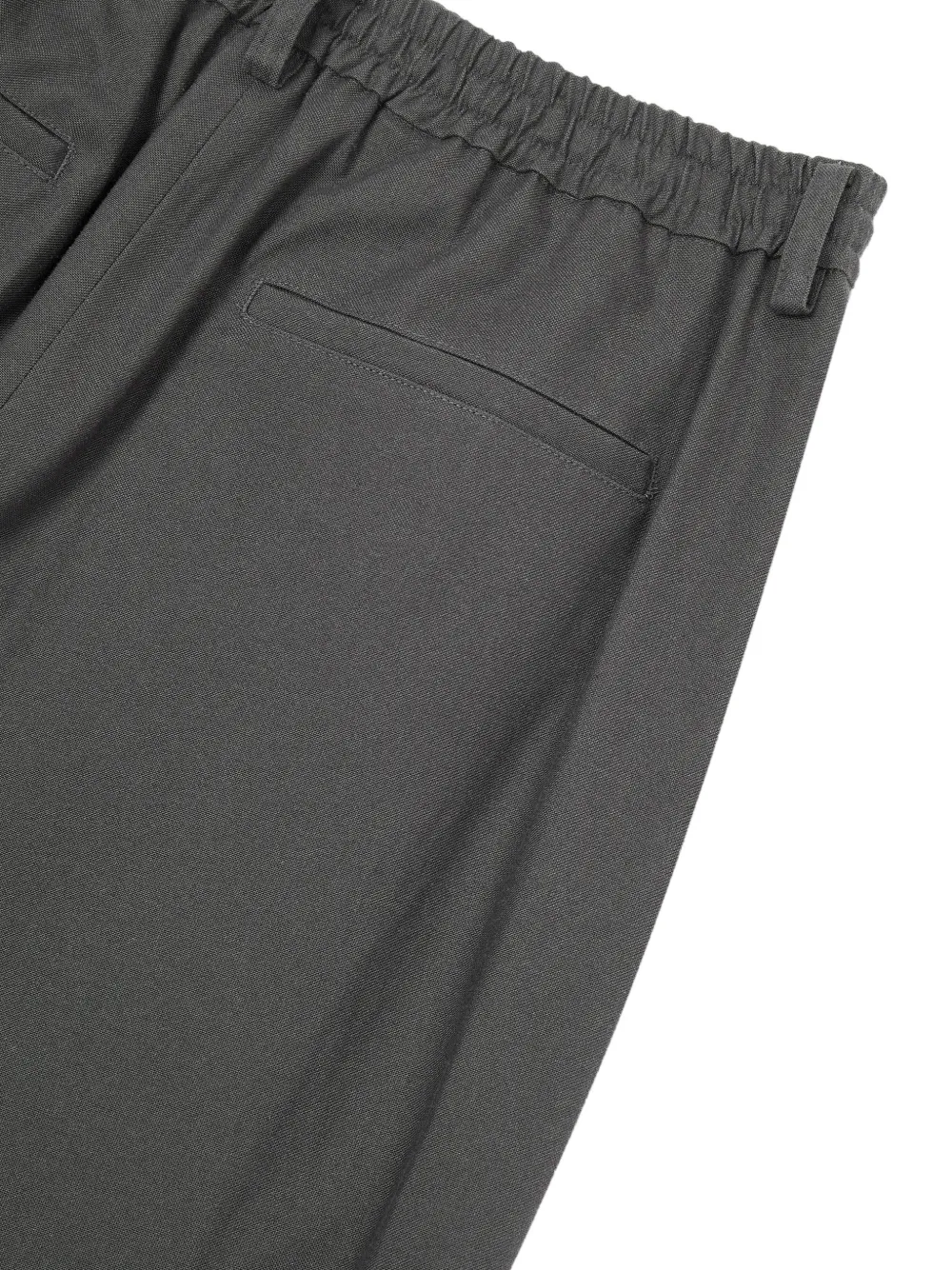 TOMBOY pleated wide-leg tailored trousers Grijs