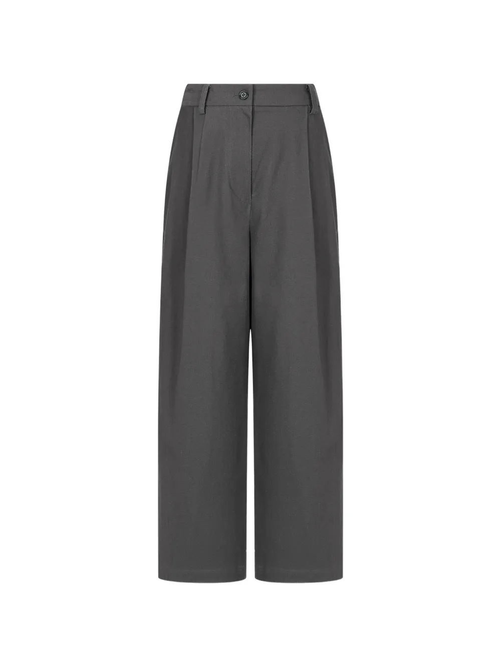 TOMBOY pleated wide-leg tailored trousers - Grigio