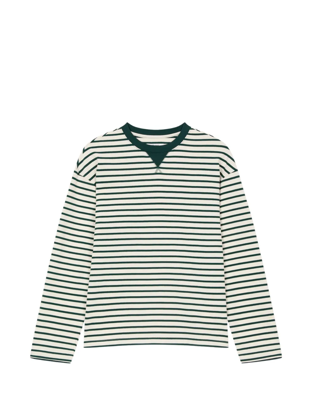 TOMBOY striped long-sleeve T-shirt - Nude