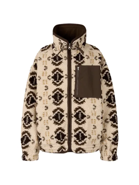 TOMBOY patterned shearling jacket