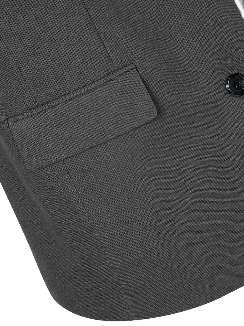 TOMBOY notched-lapels single-breasted blazer Grijs
