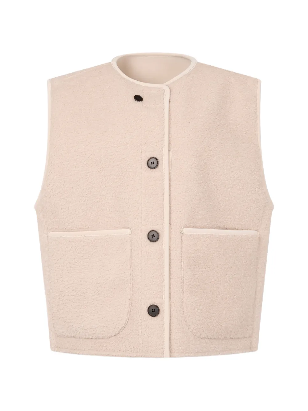 TOMBOY buttoned vest Beige