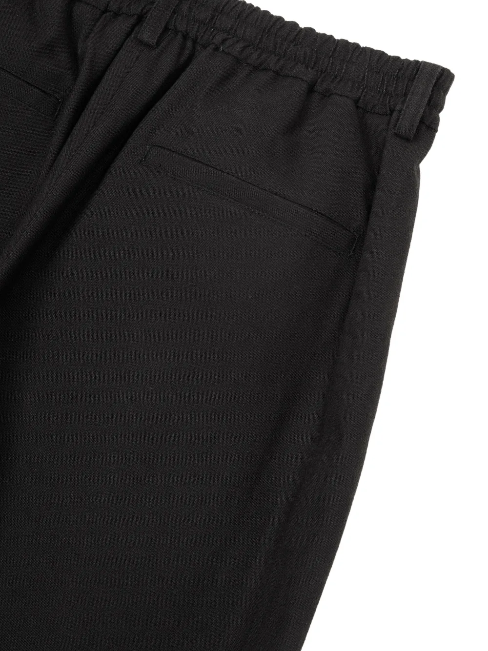 TOMBOY pleated wide-leg trousers Zwart