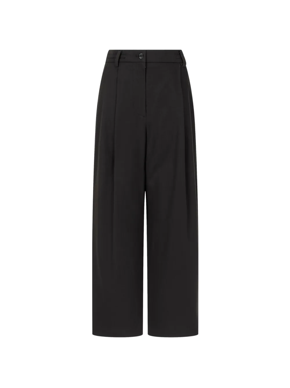 TOMBOY pleated wide-leg trousers Zwart