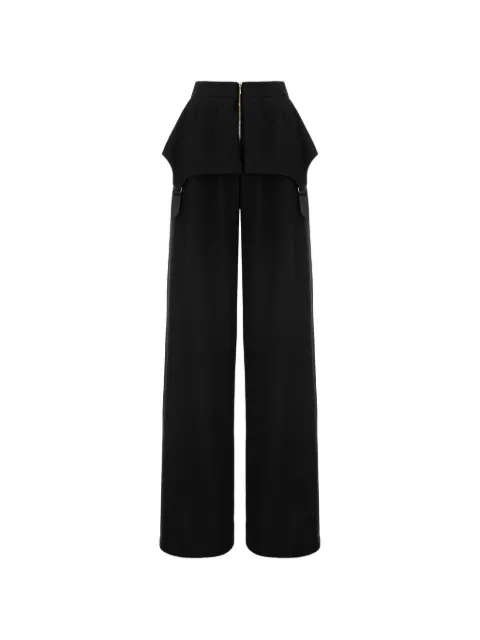 MURMUR Blaze peplum-waist trousers