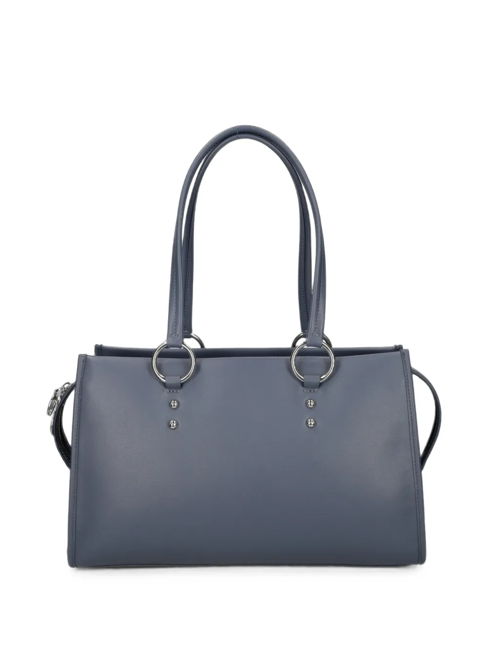 Lacoste Celys medium ring-detail shoulder bag Blauw