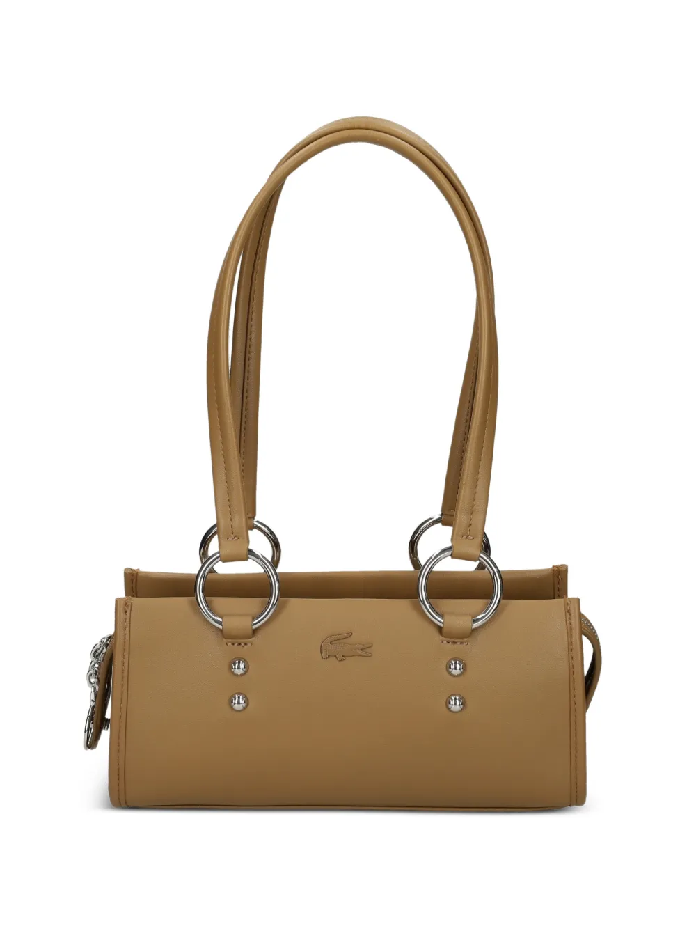 Lacoste Borsa a spalla Celys con borchie e logo impresso - Toni neutri