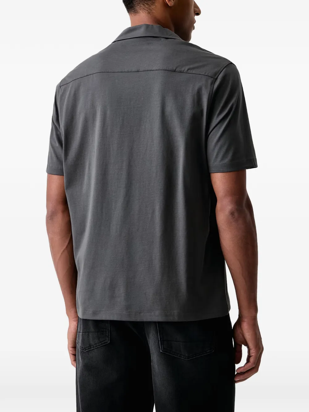 AllSaints Hudson short-sleeve shirt Grijs