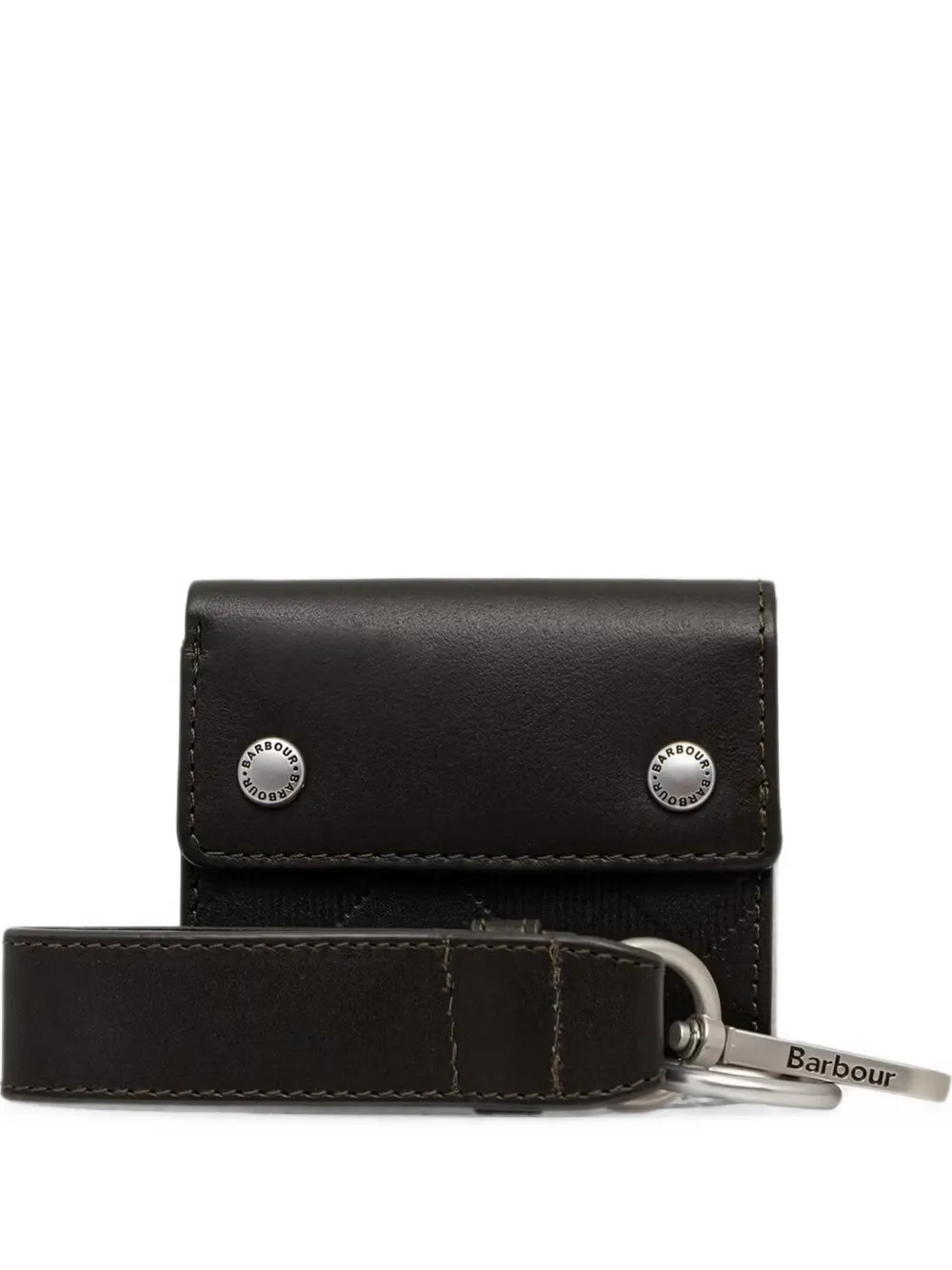 Barbour logo-detail leather wallet - Marrone