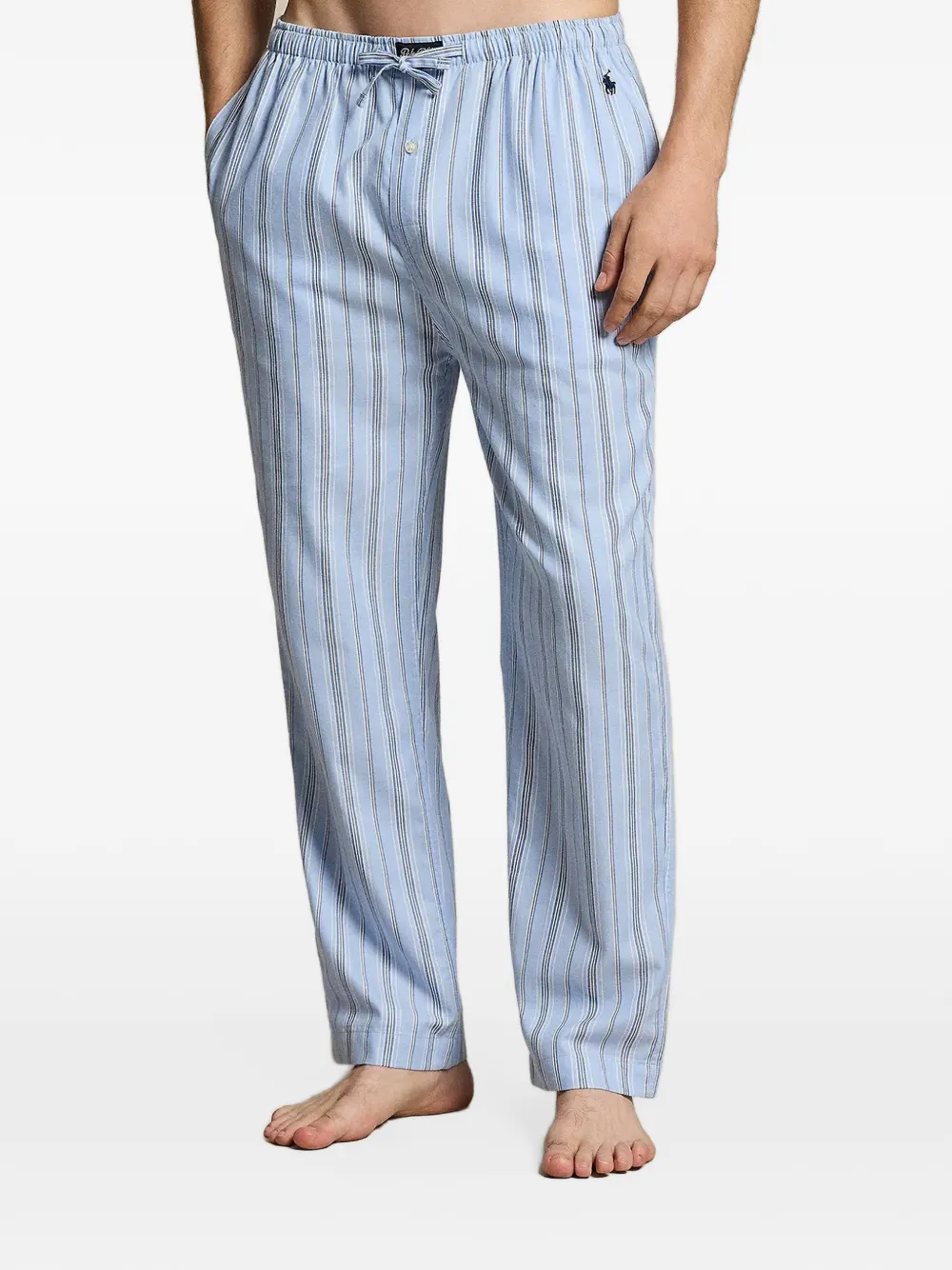 Polo Ralph Lauren Polo Bear striped cotton pyjama trousers - Blau