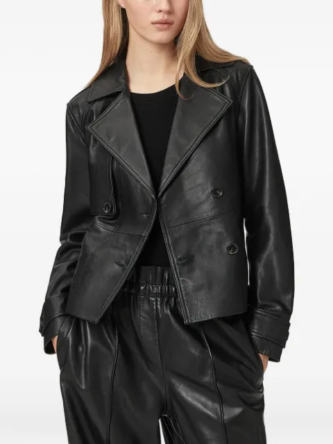 AllSaints double-breasted belted jacket