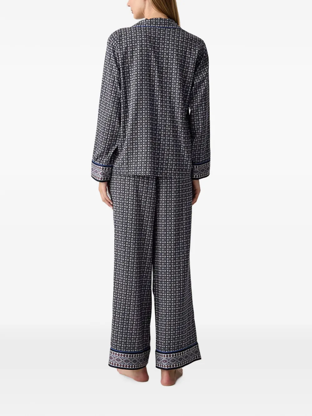 Polo Ralph Lauren Pyjama met geometrische print en biesdetail Blauw