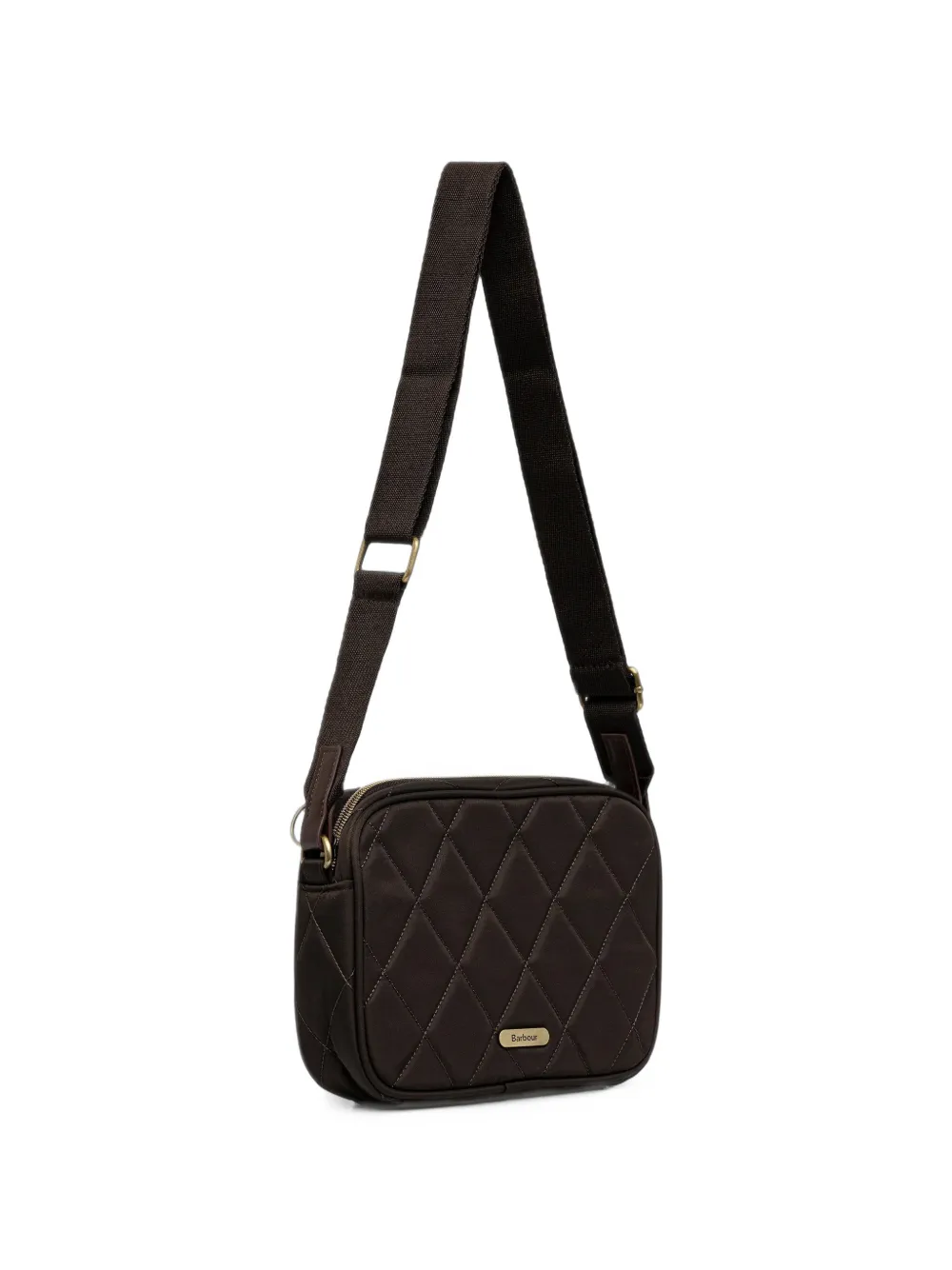 Barbour quilted crossbody bag Groen
