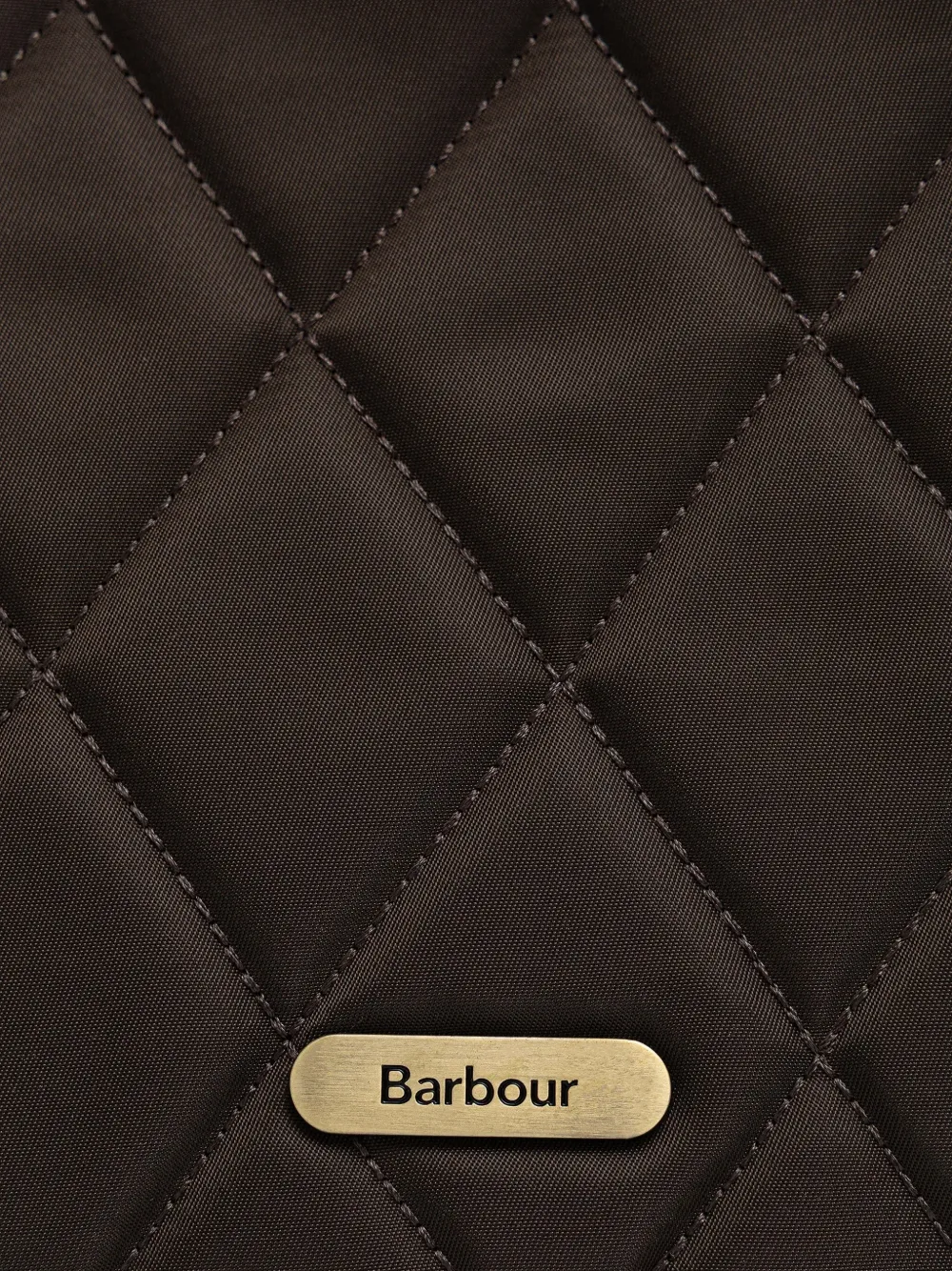 Barbour quilted crossbody bag Groen