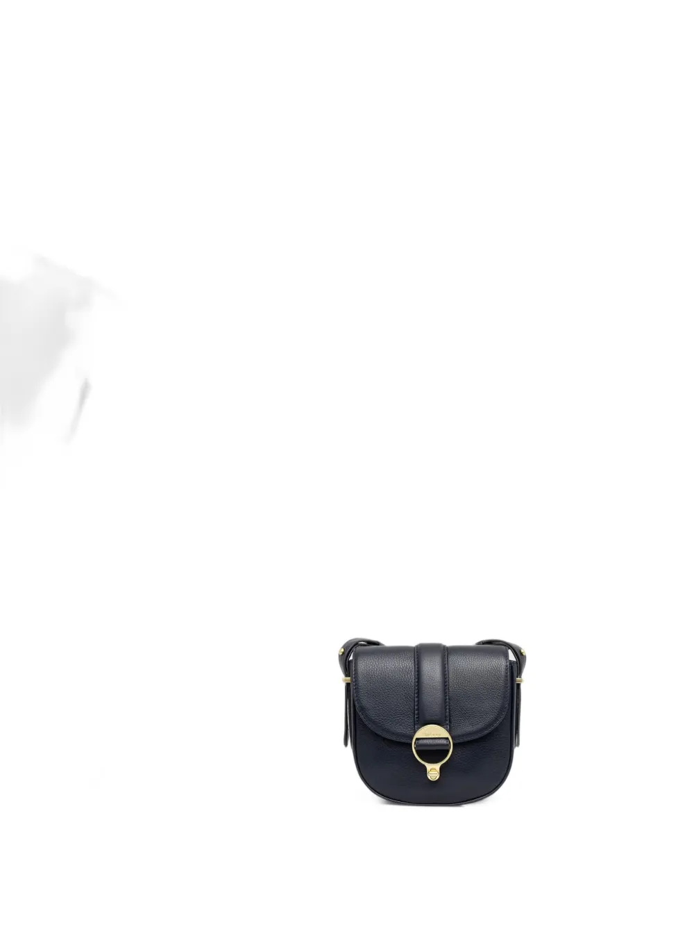 Barbour Elm leren crossbodytas Blauw