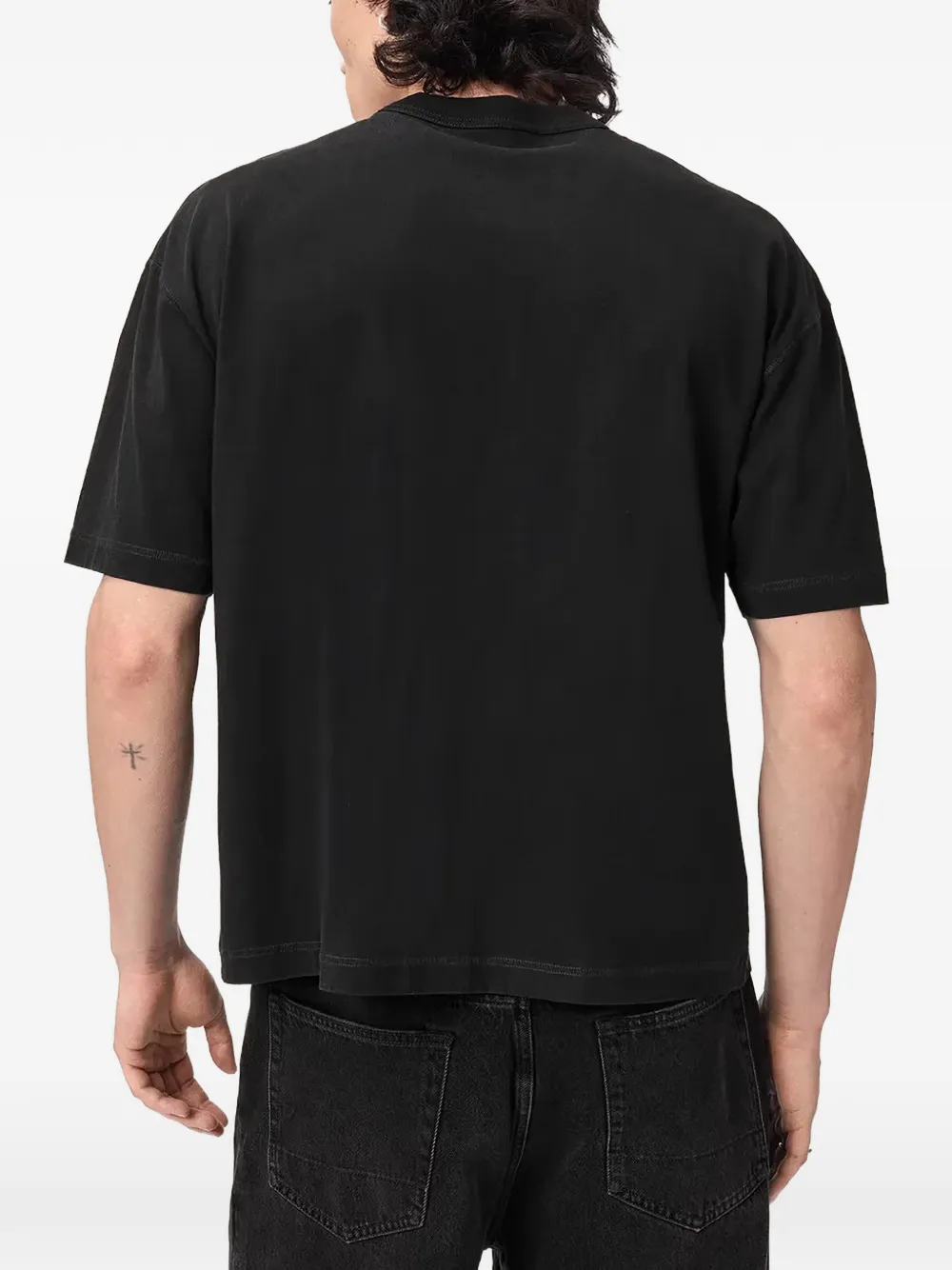 AllSaints T-shirt met grafische print Zwart