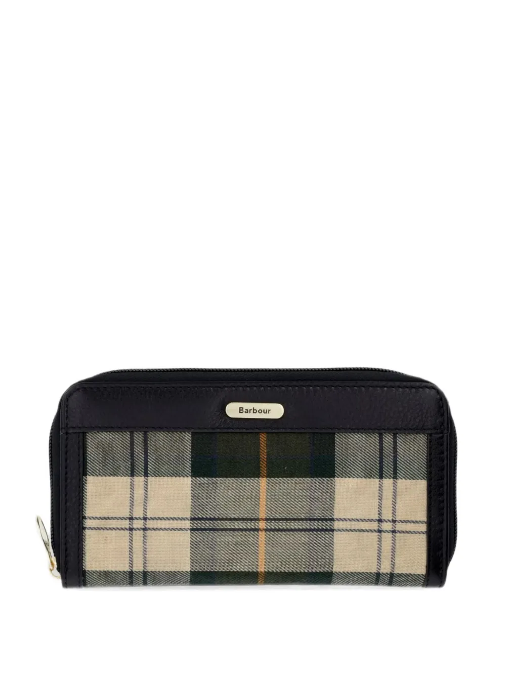 Barbour Daphne tartan-print leather wallet - Toni neutri
