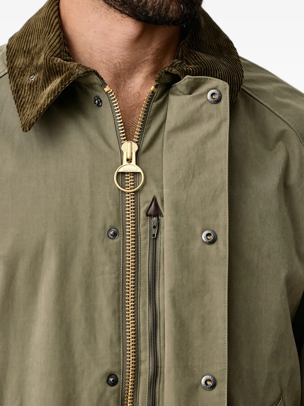 Barbour Transporter oversized jack Groen