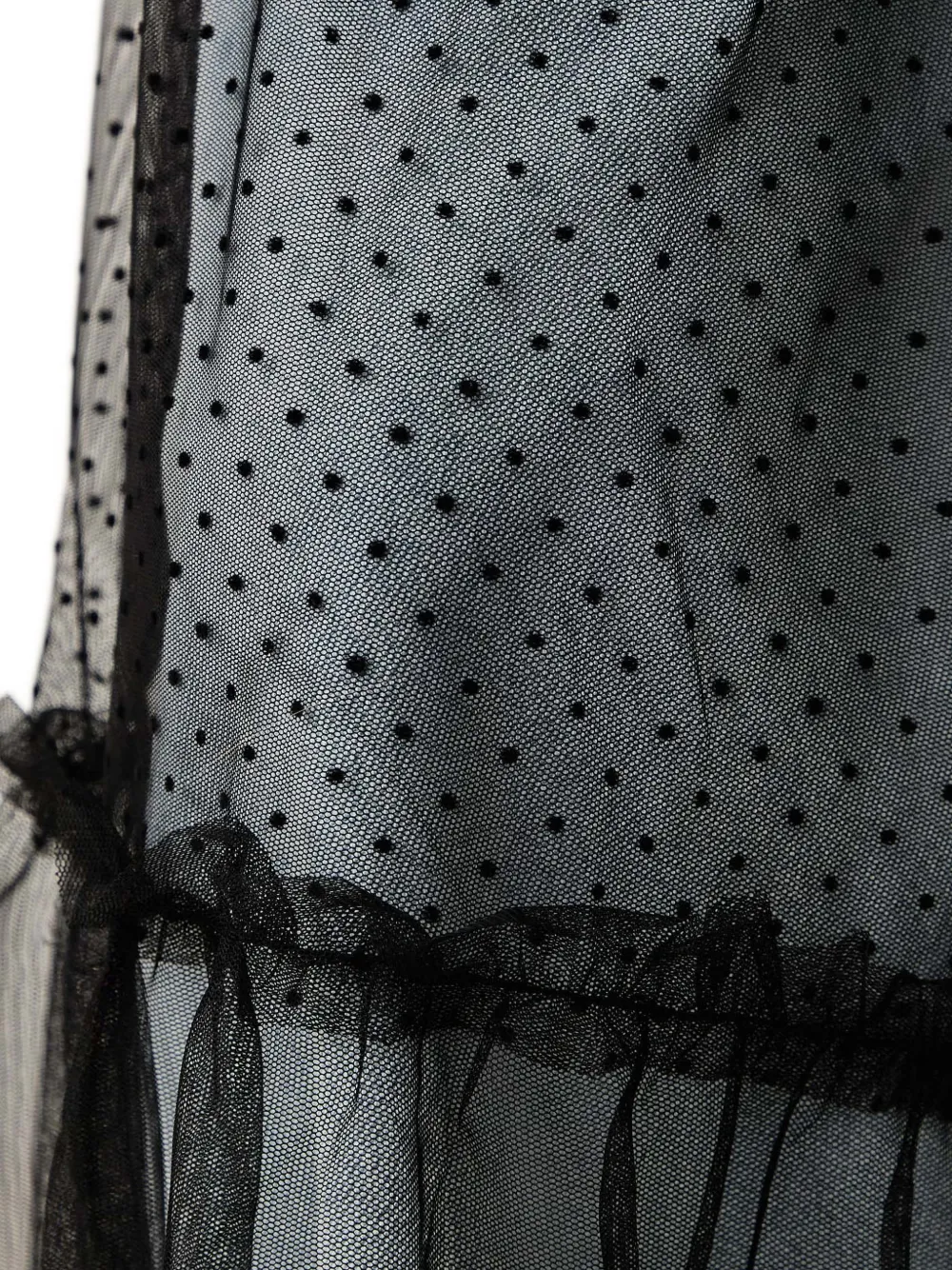 AllSaints Gelaagde jurk met stippen Zwart