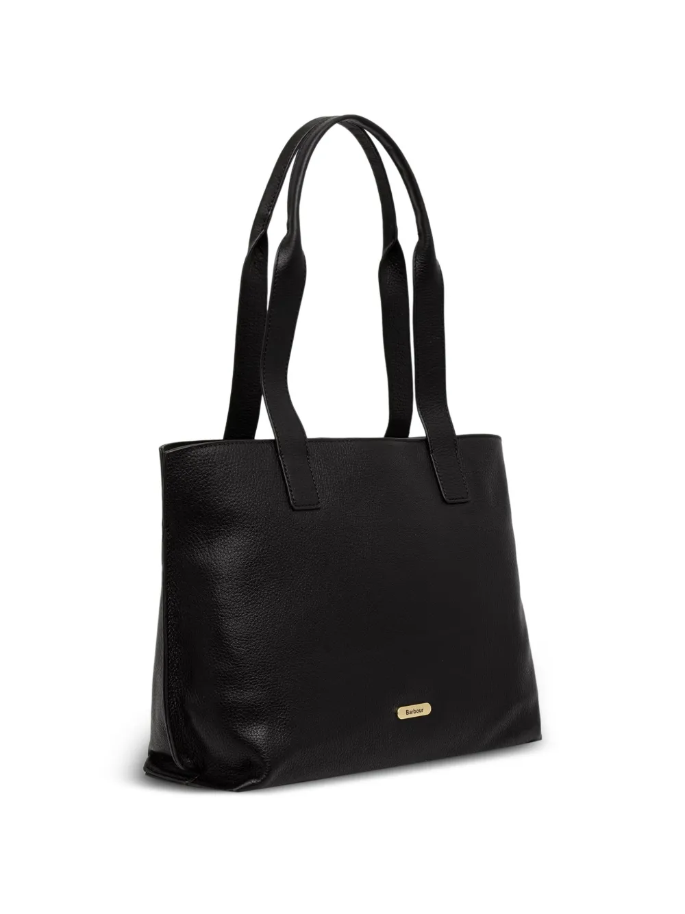 Barbour grand cabas Alder en cuir grainé - Noir Barbour grand cabas Alder en cuir grainé - Noir
