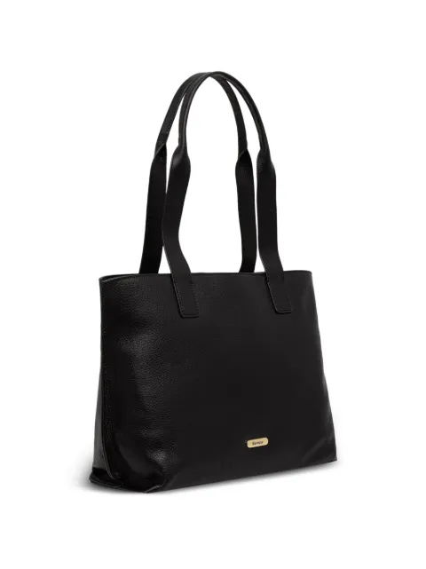 Barbour large Alder grainy-leather tote bag