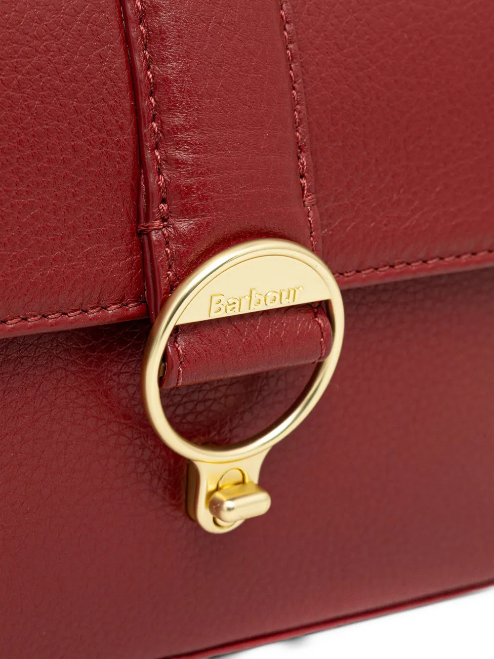 Barbour Schoudertas met logoplakkaat Rood