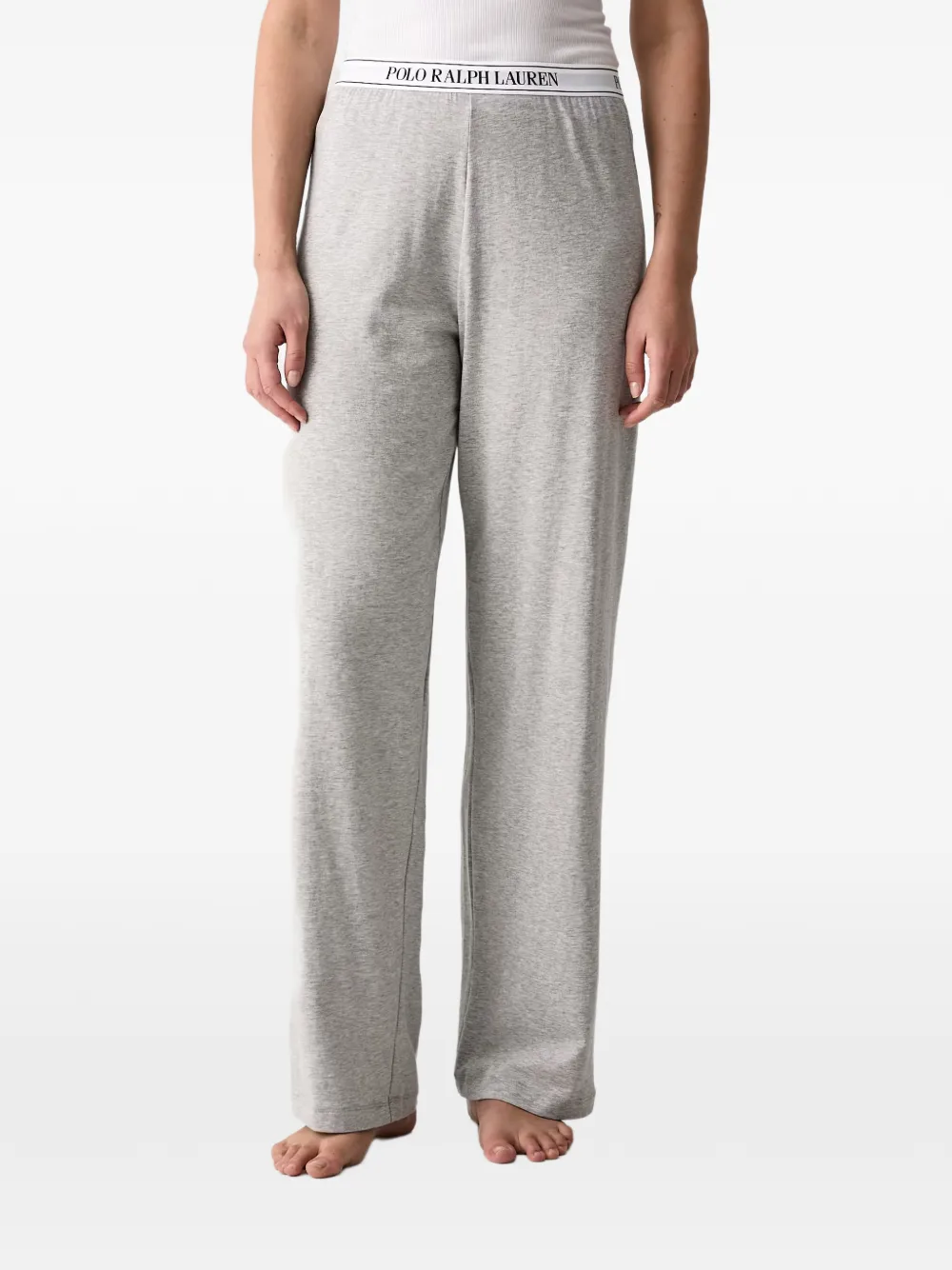 Polo Ralph Lauren bas de pyjama à taille ornée du logo - Gris