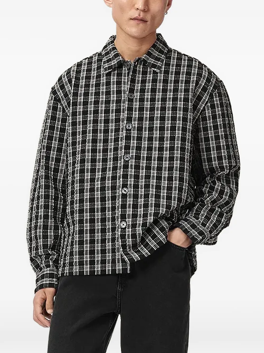 AllSaints Casbah check-pattern shirt