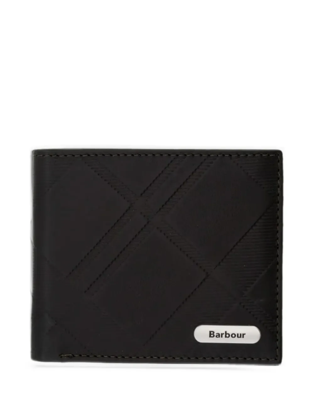 Barbour Brunton leather wallet - Nero