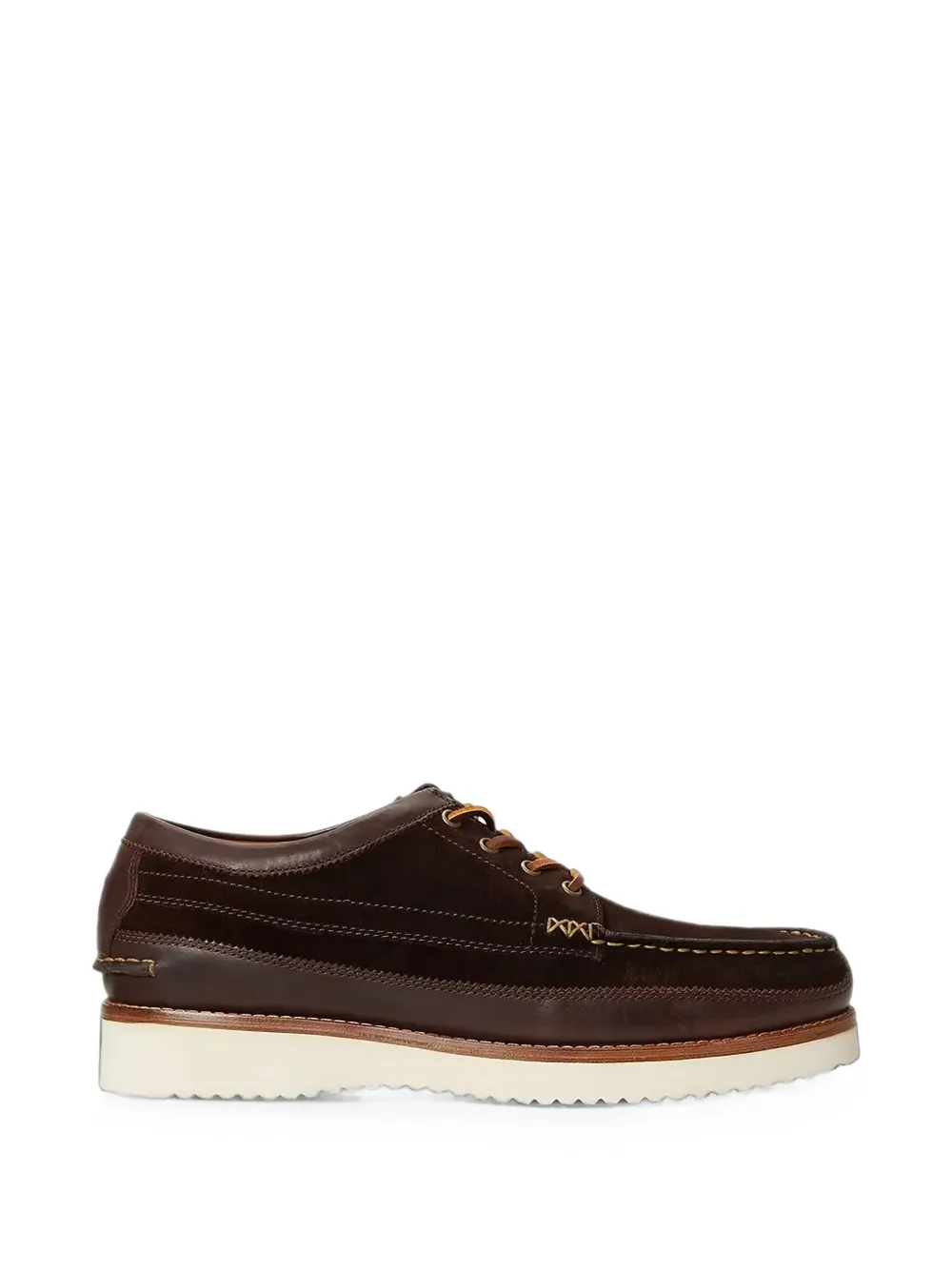 Polo Ralph Lauren panelled boat shoes - Marron Polo Ralph Lauren panelled boat shoes - Marron