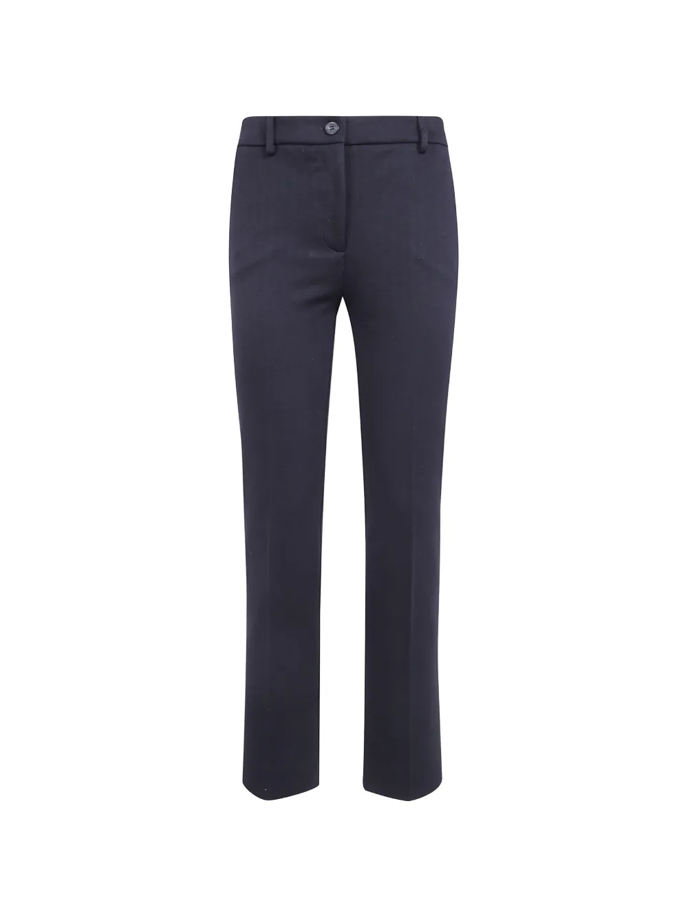 Via Masini 80 herringbone-pattern pressed-crease trousers