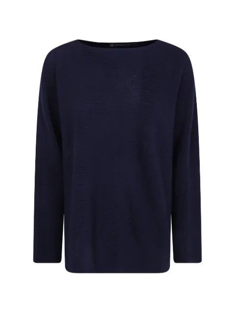 PierAntonioGaspari ribbed-knit boat-neck sweater