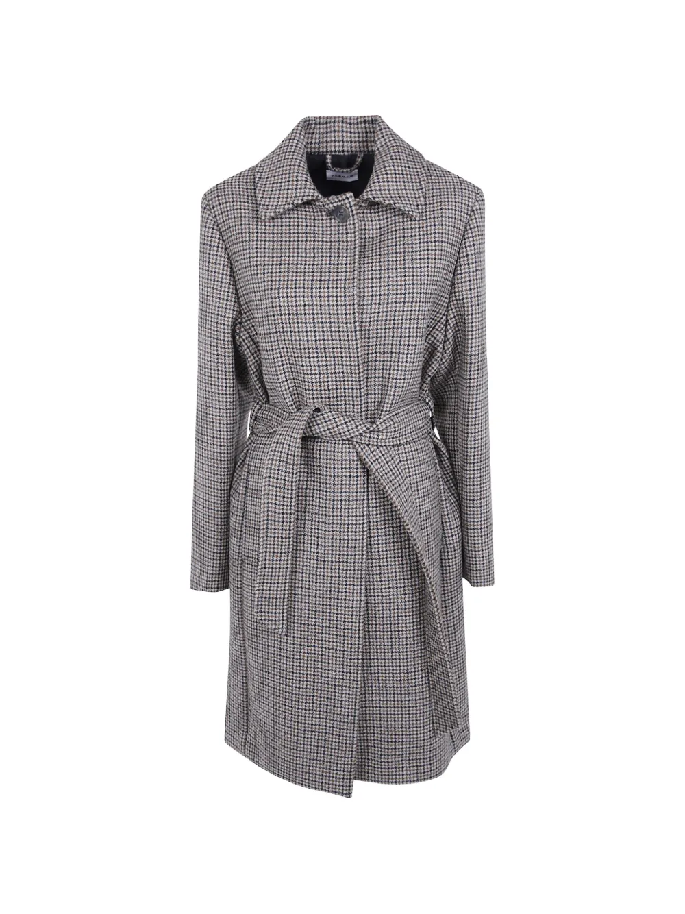P.A.R.O.S.H. houndstooth belted coat - Toni neutri